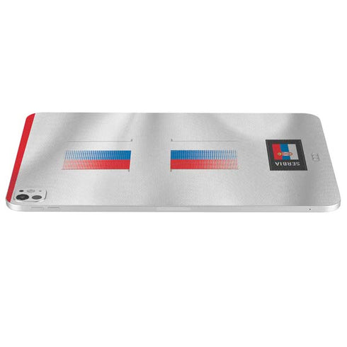 Serbia Soccer Flag iPad Pro 13in M4 (2024) Skin